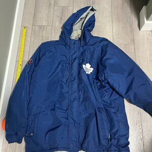 Puma NHL Toronto Maple Leafs Winter Jacket Size Large Vintage TML